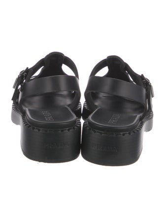 Prada Rubber Gladiator Sandals