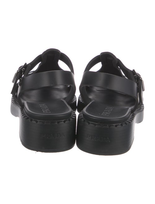 Prada Rubber Gladiator Sandals