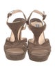 Prada Suede T-Strap Sandals
