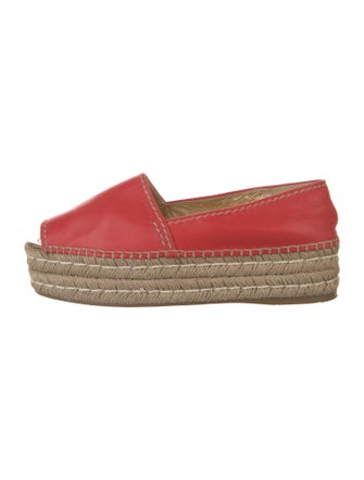 Prada Leather Espadrilles