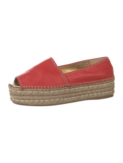 Prada Leather Espadrilles