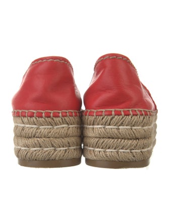 Prada Leather Espadrilles