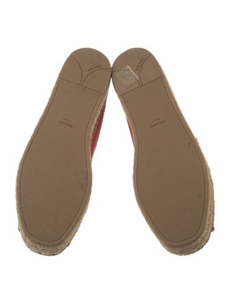 Prada Leather Espadrilles