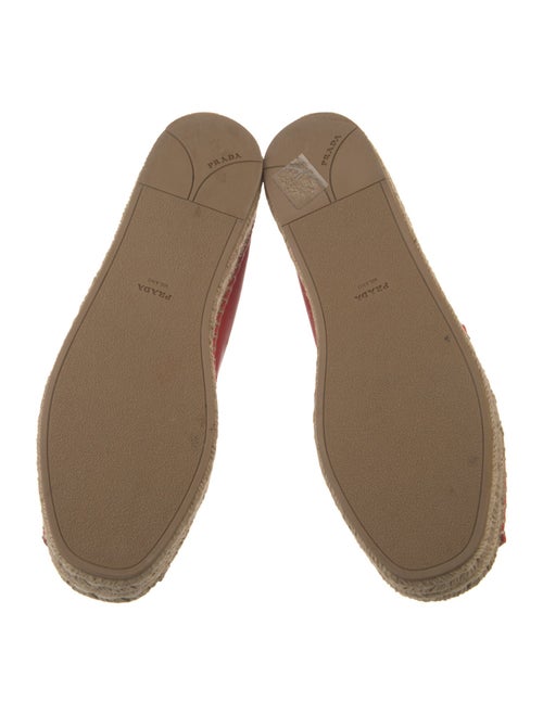Prada Leather Espadrilles