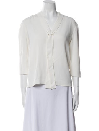 Prada 2015 V-Neck Blouse