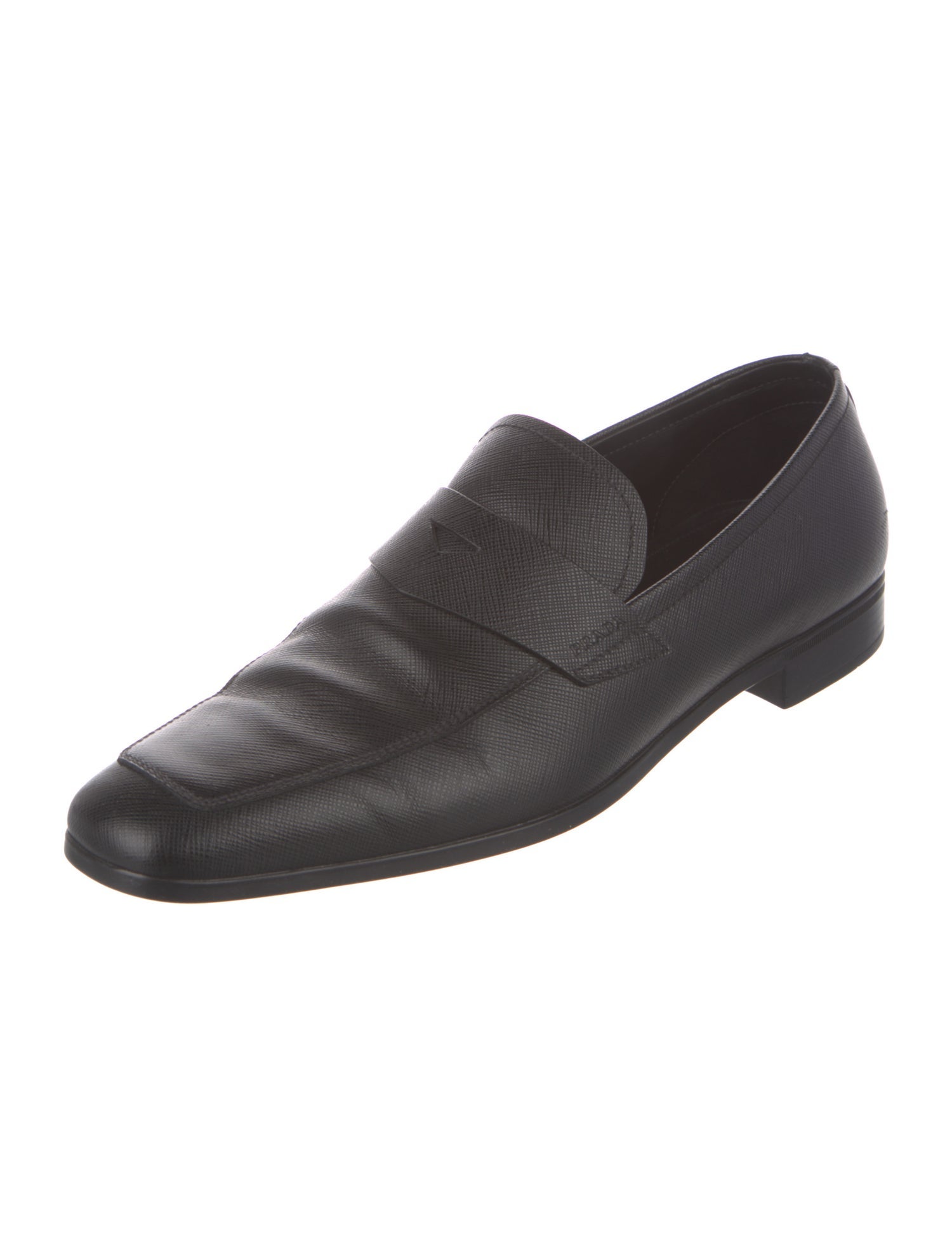 Prada Leather Dress Loafers