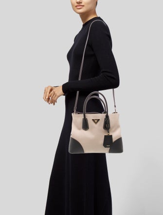 Prada Saffiano Leather Double Bag Medium