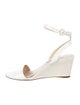 Prada Patent Leather Cutout Accent Sandals