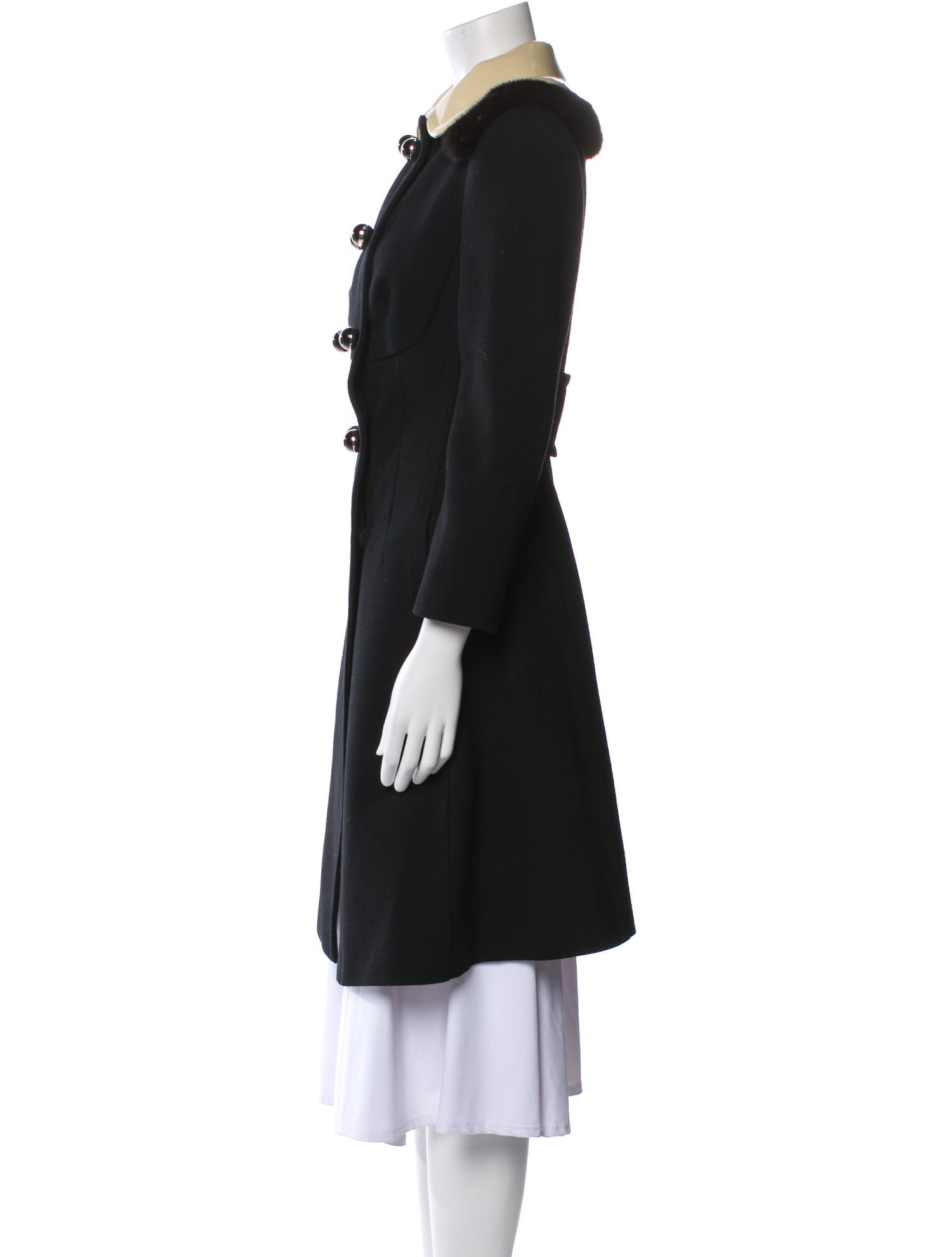 Prada Vintage 2010 Fur Coat