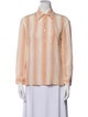 Prada 2015 Silk Button-Up Top