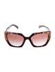 Prada Square Gradient Sunglasses