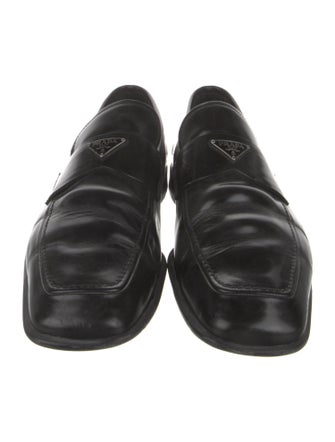 Prada Leather Dress Loafers