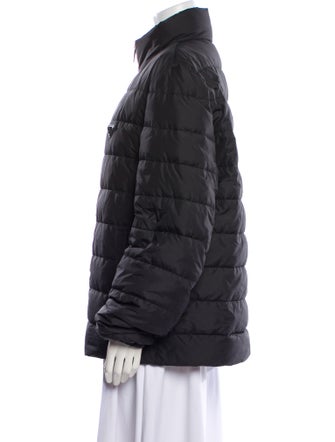 Prada 2023 Enameled Metal Triangle Jacket