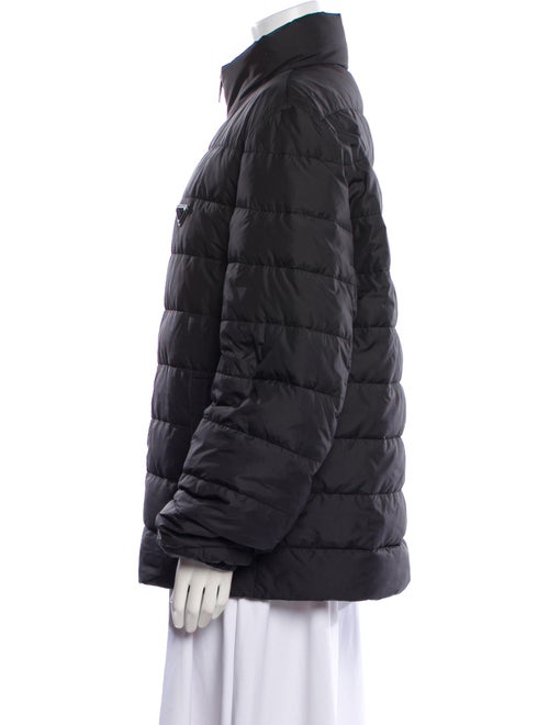 Prada 2023 Enameled Metal Triangle Jacket