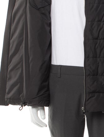 Prada 2023 Enameled Metal Triangle Jacket