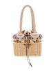 Prada Rattan Top Handle Bag Mini 2025