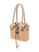 Prada Rattan Top Handle Bag Mini 2025