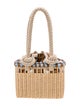 Prada Rattan Top Handle Bag Mini 2025