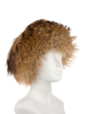 Prada Fur Trim Knit Beanie