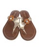 Prada Leather Flip Flops