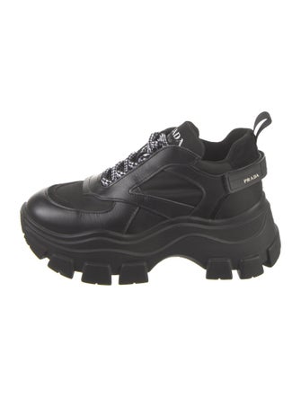 Prada Leather Chunky Sneakers