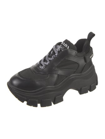Prada Leather Chunky Sneakers