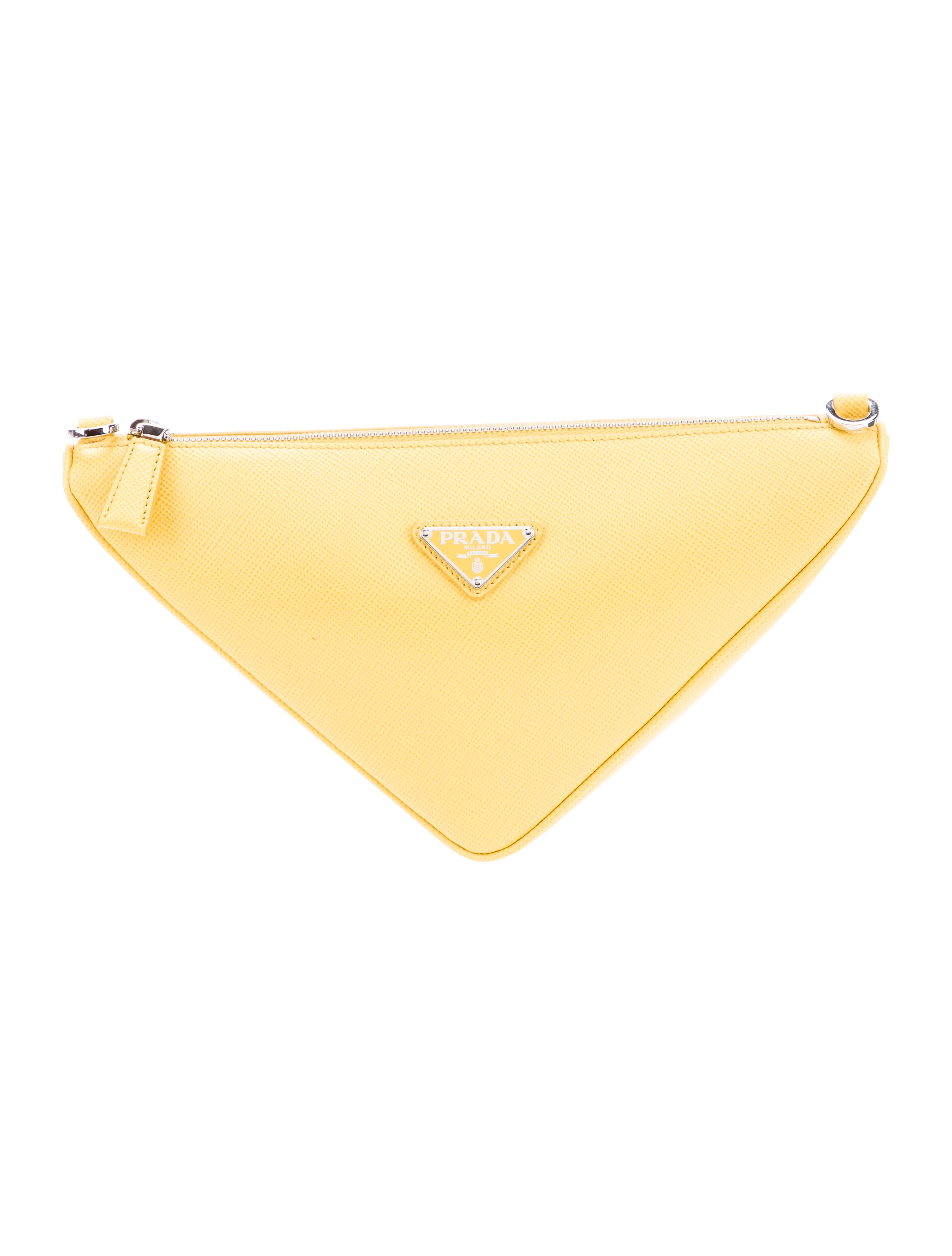 Prada Saffiano Leather Triangle