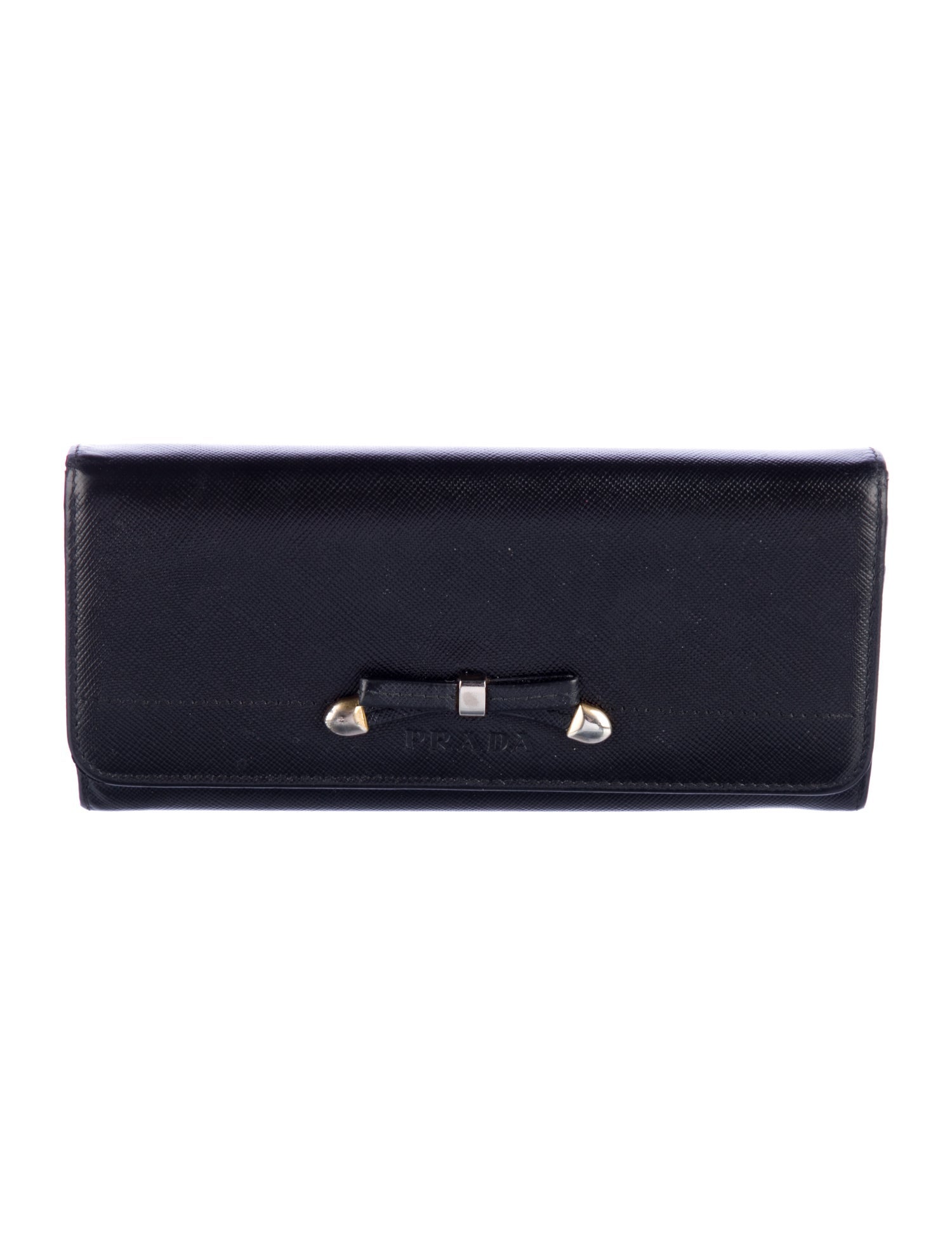 Prada Saffiano Lux Leather Continental Wallet