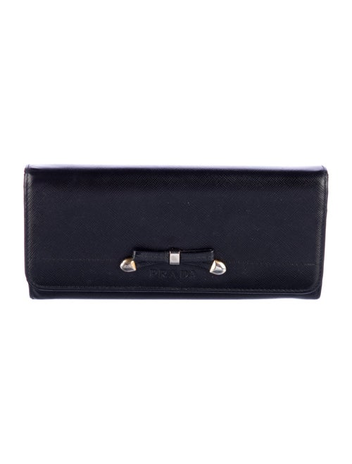 Prada Saffiano Lux Leather Continental Wallet