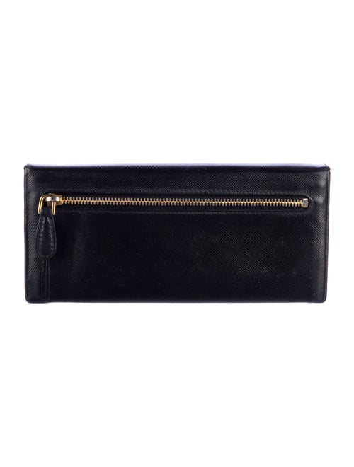 Prada Saffiano Lux Leather Continental Wallet