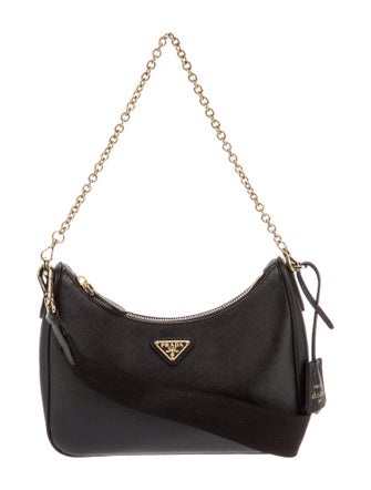 Prada Enameled Metal Triangle Re-Edition 2005