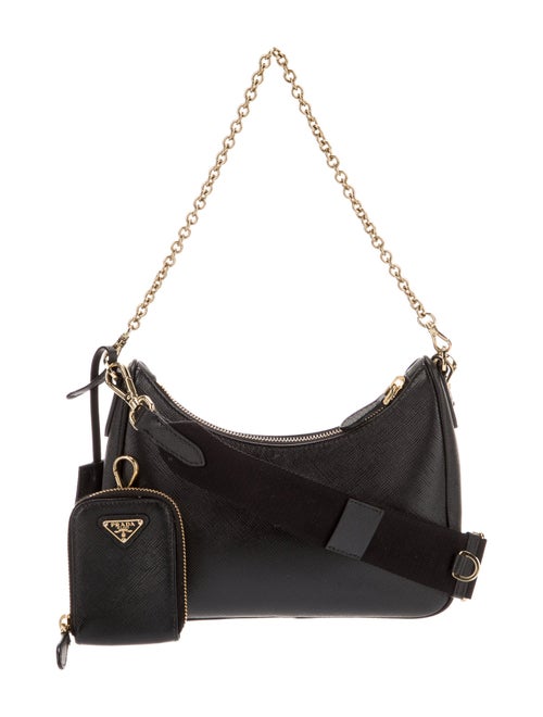 Prada Enameled Metal Triangle Re-Edition 2005