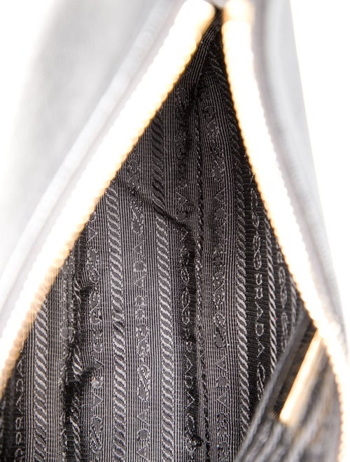 Prada Enameled Metal Triangle Re-Edition 2005