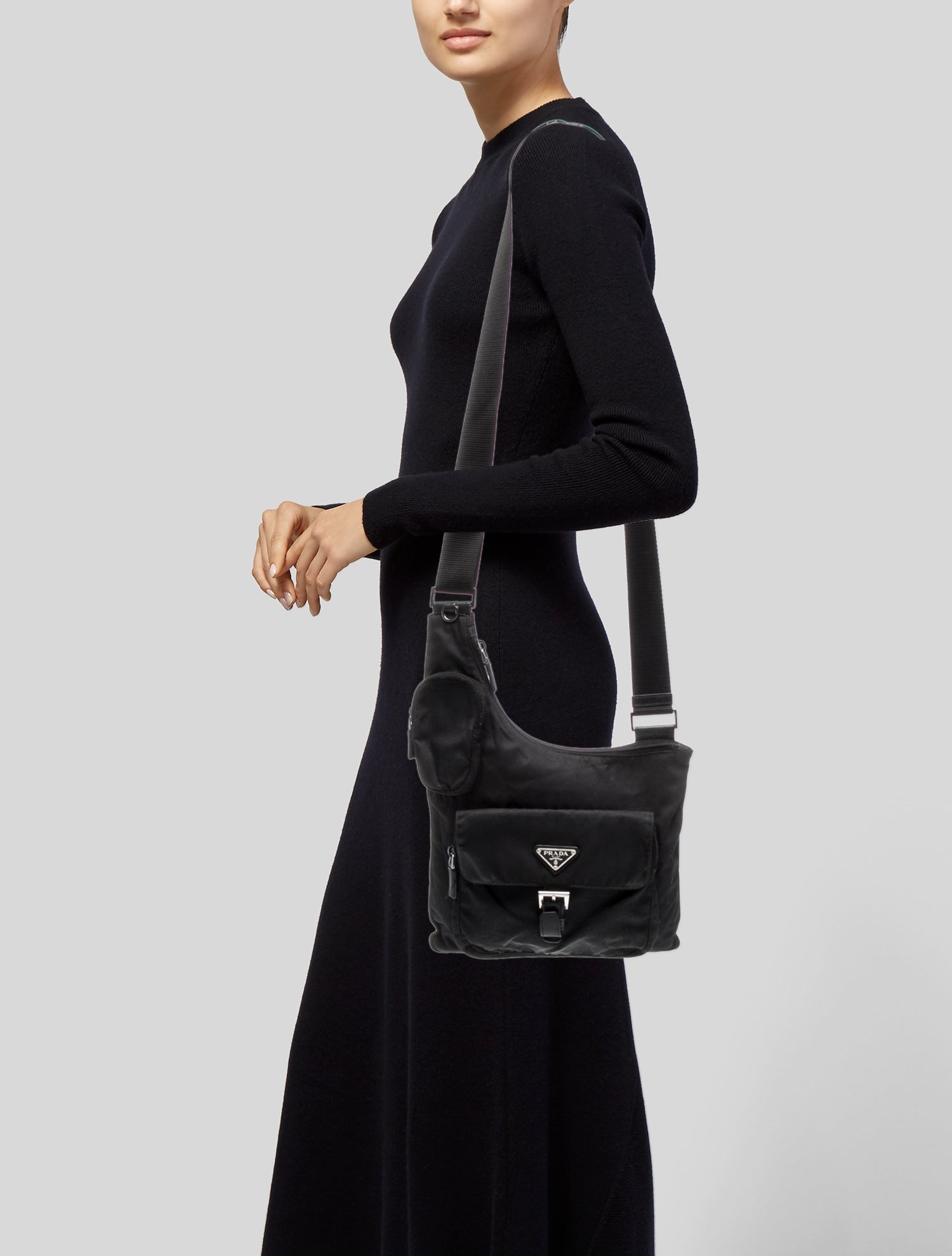 Prada Tessuto Nylon Messenger Bag