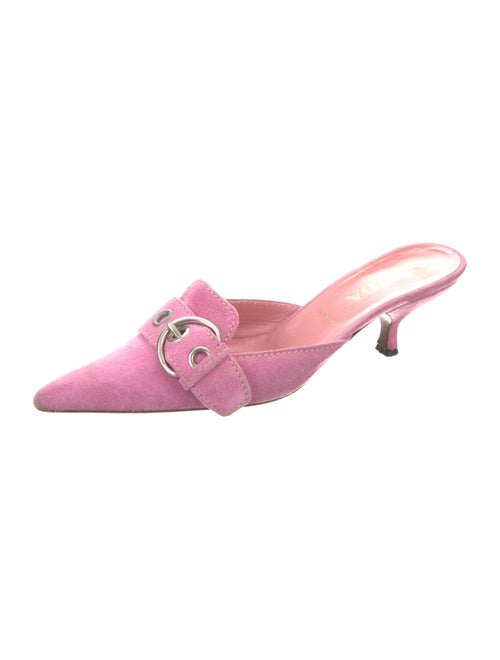 Prada Suede Mules