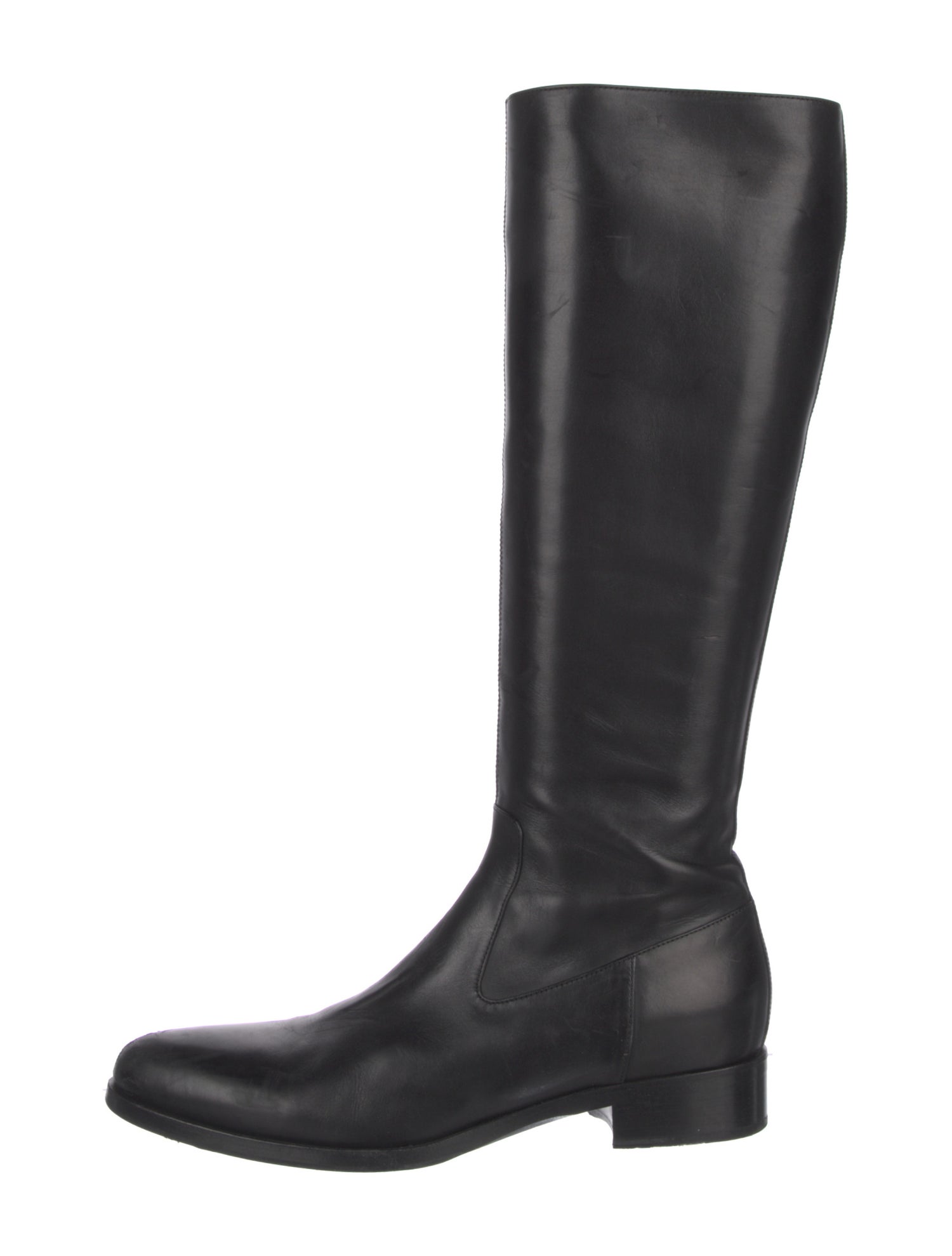 Prada Leather Riding Boots