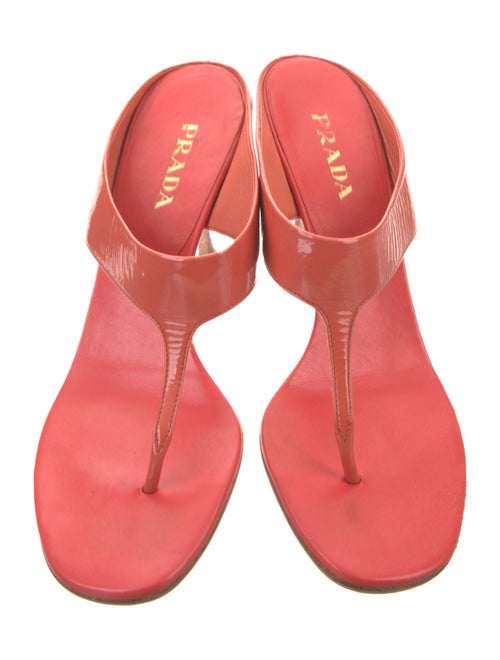 Prada Patent Leather Slides