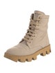 Prada Canvas Combat Boots