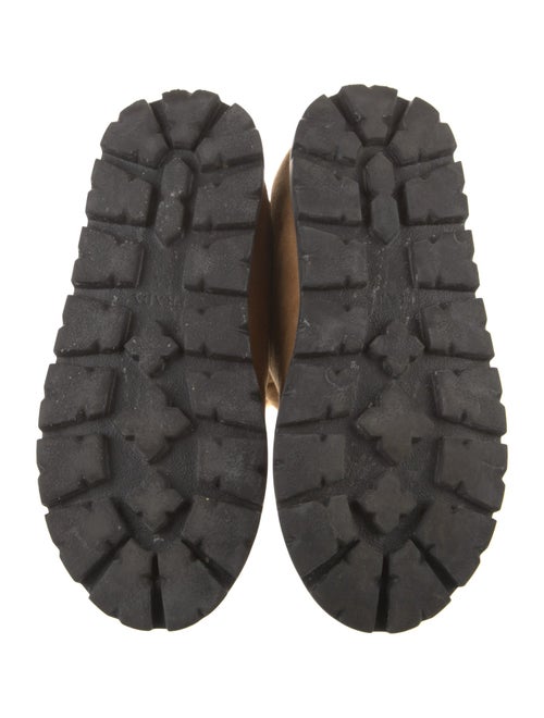 Prada Suede Lace-Up Boots