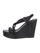 Prada Sport 3xz002 Leather Slingback Sandals