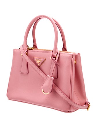 Prada Saffiano Leather Galleria Double Zip Small