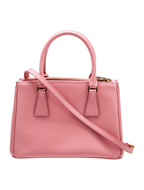 Prada Saffiano Leather Galleria Double Zip Small