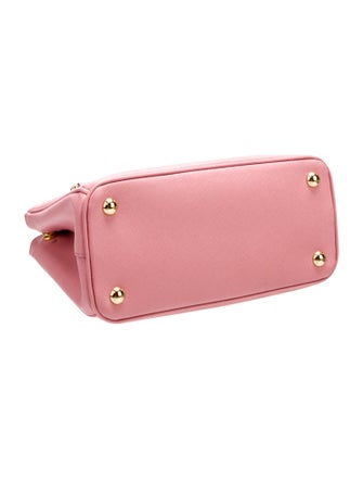 Prada Saffiano Leather Galleria Double Zip Small