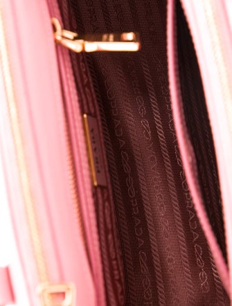 Prada Saffiano Leather Galleria Double Zip Small