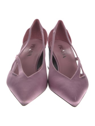 Prada Satin D'Orsay Pumps