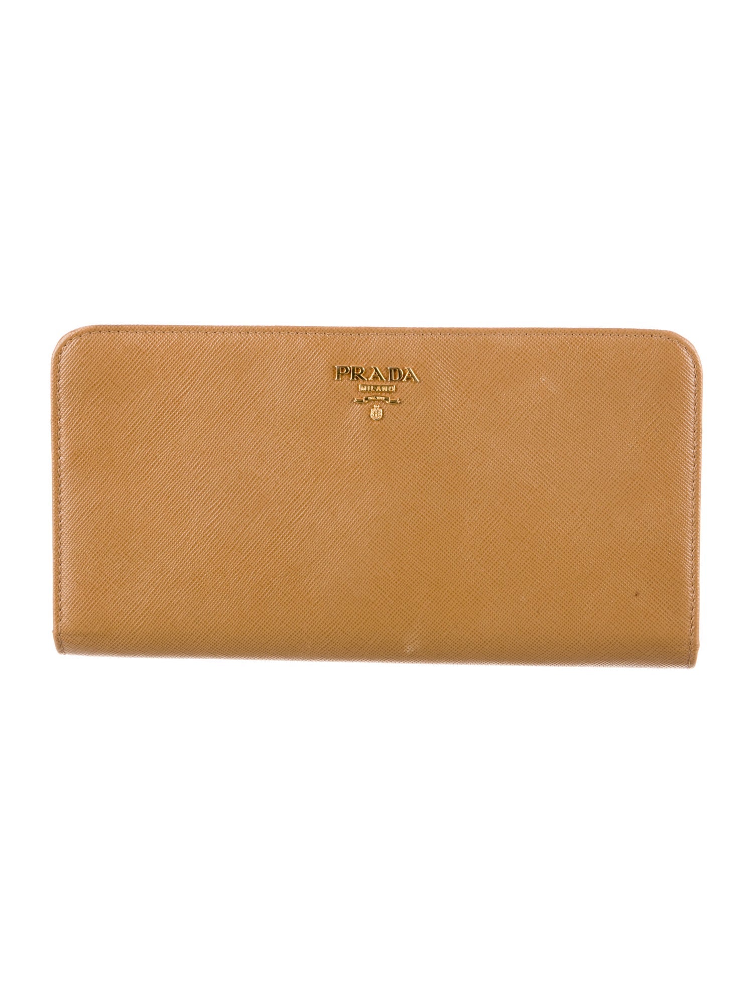 Prada Saffiano Lux Leather Continental Wallet
