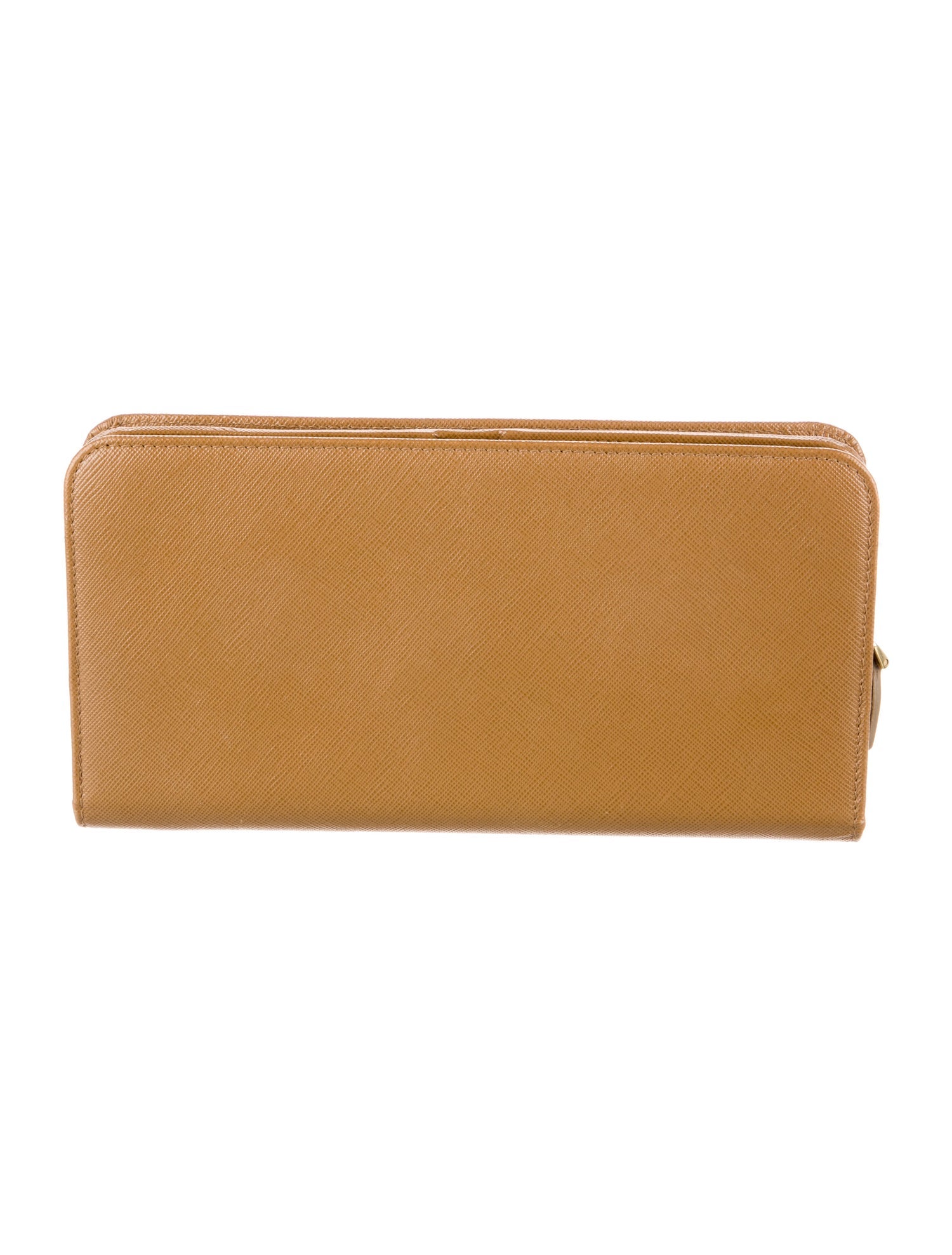 Prada Saffiano Lux Leather Continental Wallet