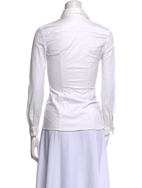 Prada 2014 Long Sleeve Button-Up Top