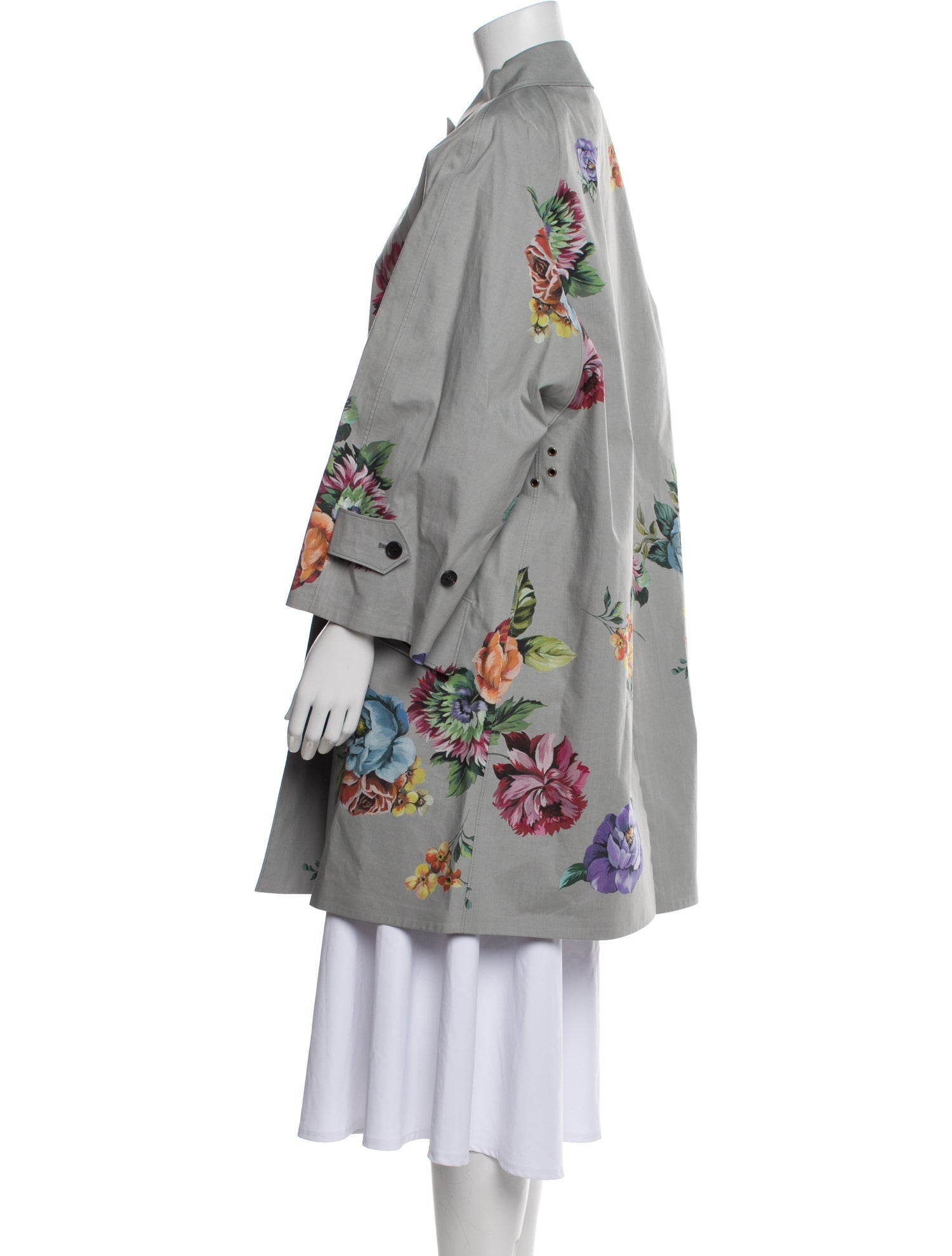 Prada 2024 Floral Print Coat w/ Tags