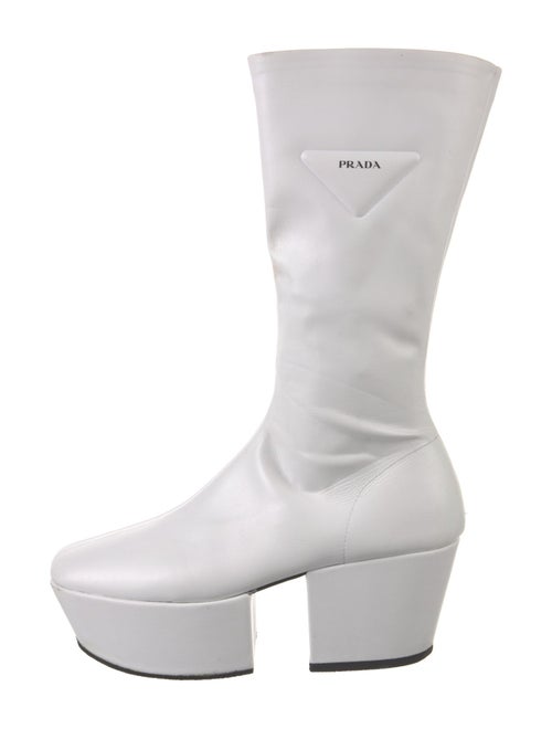 Prada Leather Rain Boots